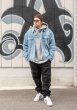 画像12: BAY FASHION ベイファッション 【Denim Jacket】 アウター デニムジャケット ボア 長袖 厚手 ストリート ビッグサイズ メンズ (12)