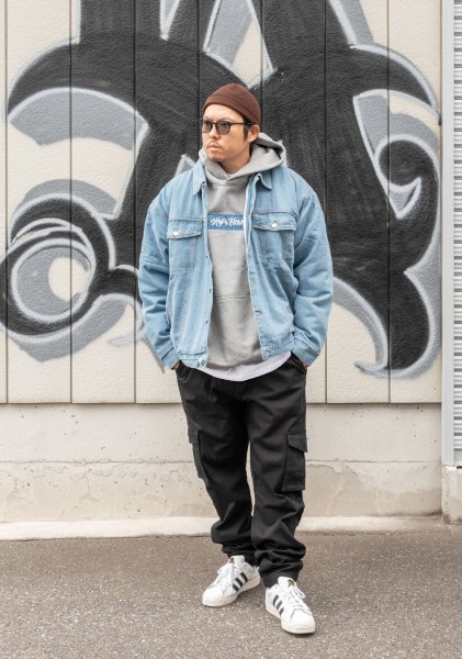 画像12: BAY FASHION ベイファッション 【Denim Jacket】 アウター デニムジャケット ボア 長袖 厚手 ストリート ビッグサイズ メンズ (12)