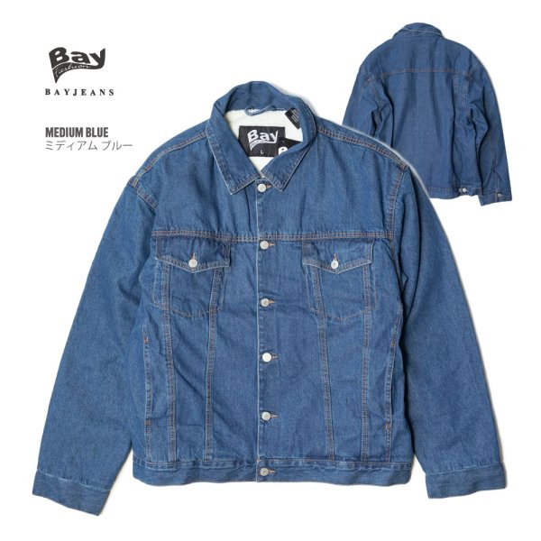 画像13: BAY FASHION ベイファッション 【Denim Jacket】 アウター デニムジャケット ボア 長袖 厚手 ストリート ビッグサイズ メンズ (13)