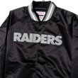 画像10: Mitchell & Ness ミッチェルアンドネス 【ライトウェイト サテン スタジアムジャケット】 オークランド・レイダース NFL RAIDERS オフィシャル (10)