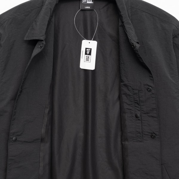 画像6: NEW ERA ニューエラ 【ナイロン コーチジャケット】 長袖 アウター ライトアウター ナイロンジャケット ウィンドブレーカービッグサイズ ユニセックス (6)