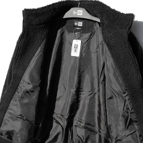画像10: NEW ERA ニューエラ 【ボアブルゾン オーバーサイズド】 長袖 ボア アウター オーバーサイズ 大きいサイズ ユニセックス (10)