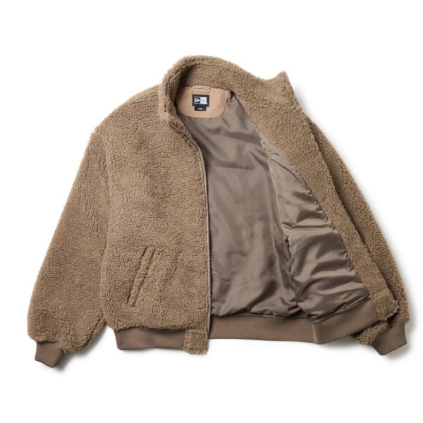 画像11: NEW ERA ニューエラ 【ボアブルゾン オーバーサイズド】 長袖 ボア アウター オーバーサイズ 大きいサイズ ユニセックス (11)