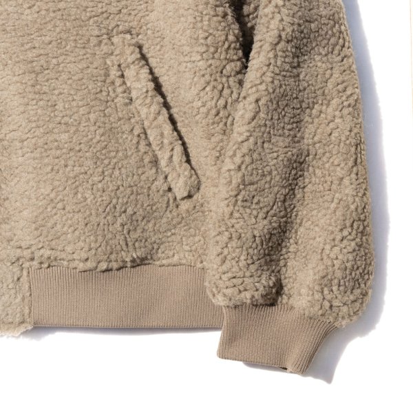 画像9: NEW ERA ニューエラ 【ボアブルゾン オーバーサイズド】 長袖 ボア アウター オーバーサイズ 大きいサイズ ユニセックス (9)