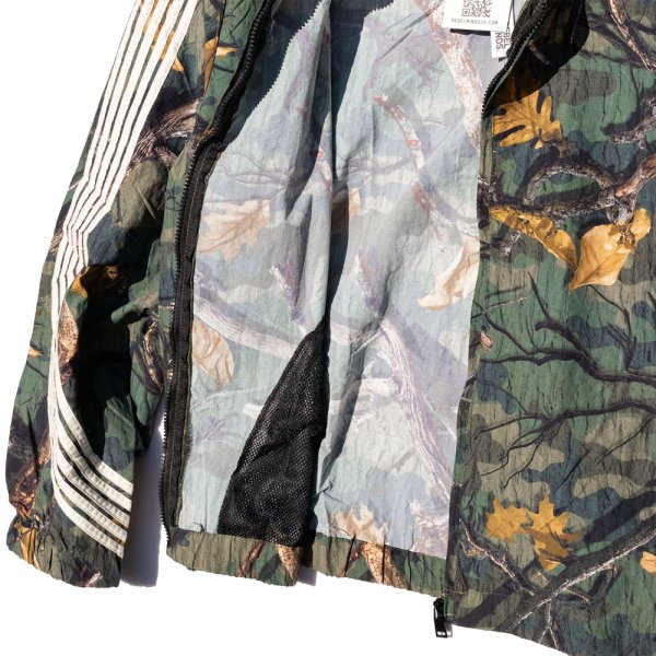 画像13: REBEL MINDS レベル マインズ 【Camo Bent Stripes Windbreaker Jacket】 迷彩 カモフラ ジャケット アウター ナイロンジャケット ウィンドブレーカー アウトドア 大きいサイズ (13)