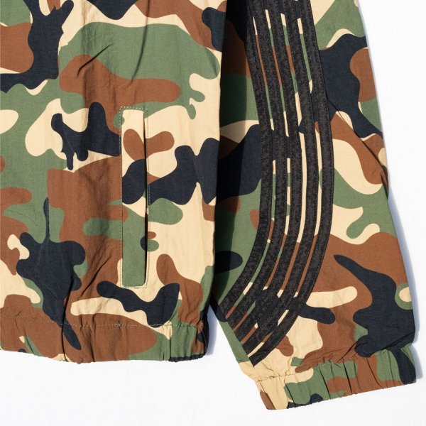 画像15: REBEL MINDS レベル マインズ 【Camo Bent Stripes Windbreaker Jacket】 迷彩 カモフラ ジャケット アウター ナイロンジャケット ウィンドブレーカー アウトドア 大きいサイズ (15)