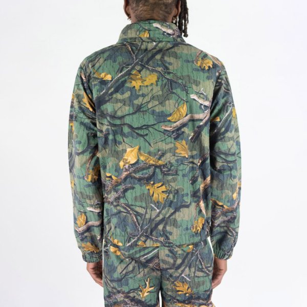 画像5: REBEL MINDS レベル マインズ 【Camo Bent Stripes Windbreaker Jacket】 迷彩 カモフラ ジャケット アウター ナイロンジャケット ウィンドブレーカー アウトドア 大きいサイズ (5)