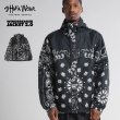 画像1: SHAKA WEAR シャカウエア 【Windbreaker Jacket 2.0】  ペイズリー バンダナ 柄物 ウィンドブレーカー ナイロンジャケット アウター ビッグサイズ 大きいサイズ HIPHOP メンズ (1)