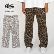 画像1: EPTM エピトミ 【スウェットレオパードパンツ】 ヒョウ柄 レオパード柄 スウェット フレアシルエット ロングパンツ 柄物 ストリート HIPHOP メンズ (1)