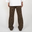 画像10: EPTM エピトミ 【スウェットレオパードパンツ】 ヒョウ柄 レオパード柄 スウェット フレアシルエット ロングパンツ 柄物 ストリート HIPHOP メンズ (10)