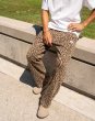 画像5: EPTM エピトミ 【スウェットレオパードパンツ】 ヒョウ柄 レオパード柄 スウェット フレアシルエット ロングパンツ 柄物 ストリート HIPHOP メンズ (5)