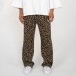 画像7: EPTM エピトミ 【スウェットレオパードパンツ】 ヒョウ柄 レオパード柄 スウェット フレアシルエット ロングパンツ 柄物 ストリート HIPHOP メンズ (7)