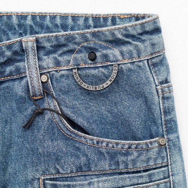 画像11: PUBLIK DENIM パブリックデニム 【Straight Fit Denim Pants】デニムパンツ ロングパンツ ジーパン デニム USサイズ ズボン メンズ 大きいサイズ ビッグサイズ ダメージ 加工 (11)