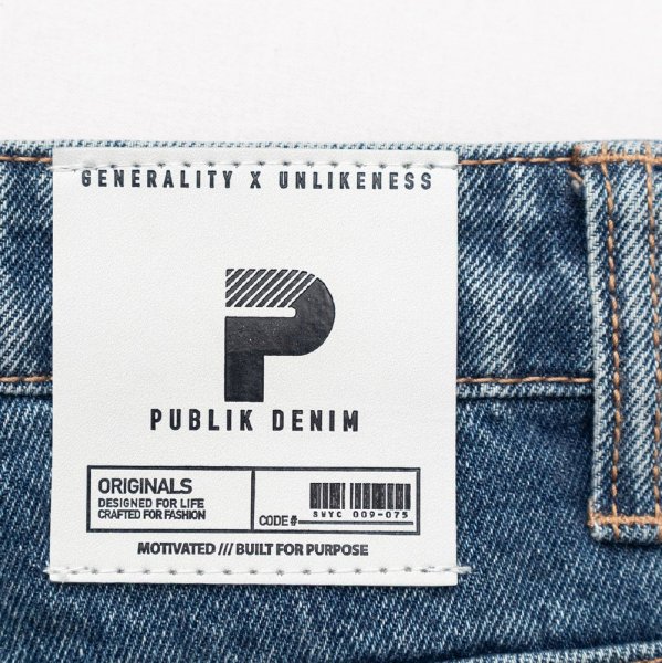 画像14: PUBLIK DENIM パブリックデニム 【Straight Fit Denim Pants】デニムパンツ ロングパンツ ジーパン デニム USサイズ ズボン メンズ 大きいサイズ ビッグサイズ ダメージ 加工 (14)