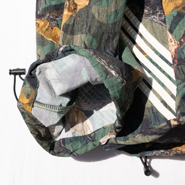 画像14: REBEL MINDS レベル マインズ 【Camo Bent Stripes Nylon Pants】 迷彩 カモフラ ナイロンパンツ ウィンドブレーカー アウトドア ビッグサイズ 大きいサイズ ユニセックス メンズ (14)