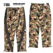 画像9: REBEL MINDS レベル マインズ 【Camo Bent Stripes Nylon Pants】 迷彩 カモフラ ナイロンパンツ ウィンドブレーカー アウトドア ビッグサイズ 大きいサイズ ユニセックス メンズ (9)