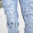 画像9: VICTORIOUS 【 RIP & REPAIR スキニーパンツ 】ジーンズ SKINNY FIT DENIM スキニージーンズ (9)