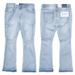 画像2: VICTORIOUS ヴィクトリアス 【Bootcut Raw Edge Denim Jeans ブーツカットデニムパンツ】 ダメージ デニムパンツ ブーツカットデニム ロングパンツ スリム 伸縮 ストレッチパンツ メンズ ズボン (2)