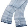 画像6: VICTORIOUS ヴィクトリアス 【Bootcut Raw Edge Denim Jeans ブーツカットデニムパンツ】 ダメージ デニムパンツ ブーツカットデニム ロングパンツ スリム 伸縮 ストレッチパンツ メンズ ズボン (6)
