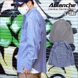 画像1: ABLANCHE 【 シャンブレー チェックシャツ 】 薄手 長袖 大きいサイズ (1)