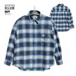 画像11: PRO CLUB プロクラブ 【Heavywide Ombre Flannel Shirt】 ロングシャツ チェックシャツ フランネルシャツ 厚手 長袖 ビッグサイズ 大きいサイズ ユニセックス メンズ (11)