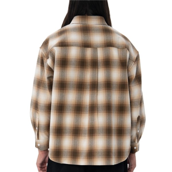 画像12: PRO CLUB プロクラブ 【Heavywide Ombre Flannel Shirt】 ロングシャツ チェックシャツ フランネルシャツ 厚手 長袖 ビッグサイズ 大きいサイズ ユニセックス メンズ (12)