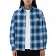 画像8: PRO CLUB プロクラブ 【Heavywide Ombre Flannel Shirt】 ロングシャツ チェックシャツ フランネルシャツ 厚手 長袖 ビッグサイズ 大きいサイズ ユニセックス メンズ (8)