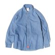 画像2: DICKIES ディッキーズ 【 長袖 デニムシャツ 】 メンズ 大きいサイズ WL300 長袖シャツ ワークシャツ ロングシャツ ボタンダウン USサイズ ストーンウォッシュ (2)