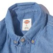 画像7: DICKIES ディッキーズ 【 長袖 デニムシャツ 】 メンズ 大きいサイズ WL300 長袖シャツ ワークシャツ ロングシャツ ボタンダウン USサイズ ストーンウォッシュ (7)