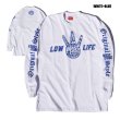 画像4: CRIMINAL オリジナル ロングTシャツ 【 LOW LIFE 】 ハンドサイン ロンＴ WEST COAST LA ロサンゼルス (4)