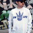 画像7: CRIMINAL オリジナル ロングTシャツ 【 LOW LIFE 】 ハンドサイン ロンＴ WEST COAST LA ロサンゼルス (7)