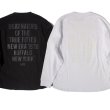 画像2: NEW ERA ニューエラ ロングTシャツ【長袖 コットン オーバーサイズド Tシャツ タイポグラフィー】 ロンT 13061544 13061547 (2)