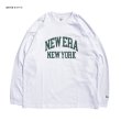 画像4: NEW ERA ニューエラ ロングTシャツ【長袖 コットン オーバーサイズド カレッジロゴ】 ロンT 8オンス newera (4)