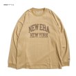 画像5: NEW ERA ニューエラ ロングTシャツ【長袖 コットン オーバーサイズド カレッジロゴ】 ロンT 8オンス newera (5)