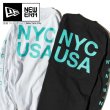 画像1: NEW ERA ニューエラ 【 長袖 コットン Tシャツ New York City NYC 】 ロンT NEWERA (1)