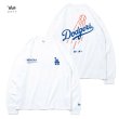 画像4: NEW ERA ニューエラ ロングTシャツ【 MLB Apparel / NY LA 】 ロンT 長袖 コットン 8オンス NEWERA (4)