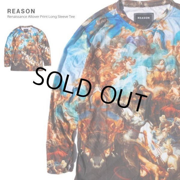 画像1: REASON リーズン 【 ロングTシャツ / ルネサンス 絵画 】 長袖 柄シャツ 西洋 美術 (1)