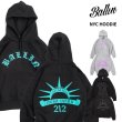 画像1: BALLIN パーカー 【 NYC PULLOVER HOODIE 】  パーカー フーディー プルオーバー スウェット ヒップホップ HIPHOP メンズ   裏起毛 ヘビーウェイト 発砲プリント 高品質 12オンス ニューヨーク (1)