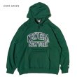 画像4: NEW ERA ニューエラ スウェット パーカー 【 裏毛 オーバーサイズド プルオーバーフーディー Classic College カレッジロゴ 】  裏パイル NEWERA (4)