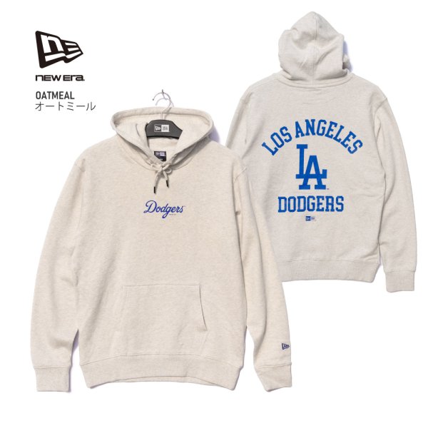 画像13: NEW ERA ニューエラ 【裏毛 スウェット プルオーバーフーディー ロサンゼルス・ドジャース】 長袖 パーカー スウェット スウェットパーカー ロゴ LA MLB 野球 スポーツ ユニセックス (13)