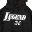 画像4: プリント パーカー 【 LEGEND 24 / Kobe 】  プルオーバー フーディ NBA コービー・ブライアント カリフォルニア WESTCOAST 裏起毛 (4)