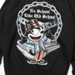 画像7: プリント パーカー 【No School Like Old School】 プルオーバー フーディ HOODIE カリフォルニア 西海岸 WESTCOAST HIPHOP ビッグサイズ メンズ 裏起毛 WEST系 キャラクター (7)