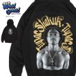 画像1: プリント パーカー 【2PAC】 プルオーバー フーディ HOODIE カリフォルニア 西海岸 WESTCOAST HIPHOP ビッグサイズ メンズ 裏起毛 WEST系 (1)