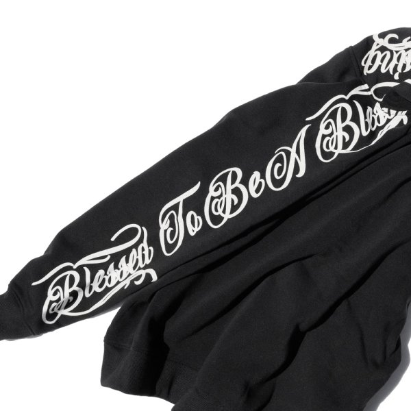 画像14: REBEL MINDS レベル マインズ 【Script Blessed Fleece Sweat Hoodie】 スクリプトロゴ パーカー フーディー スウェット プルオーバー セットアップ ビッグサイズ 大きいサイズ ユニセックス (14)