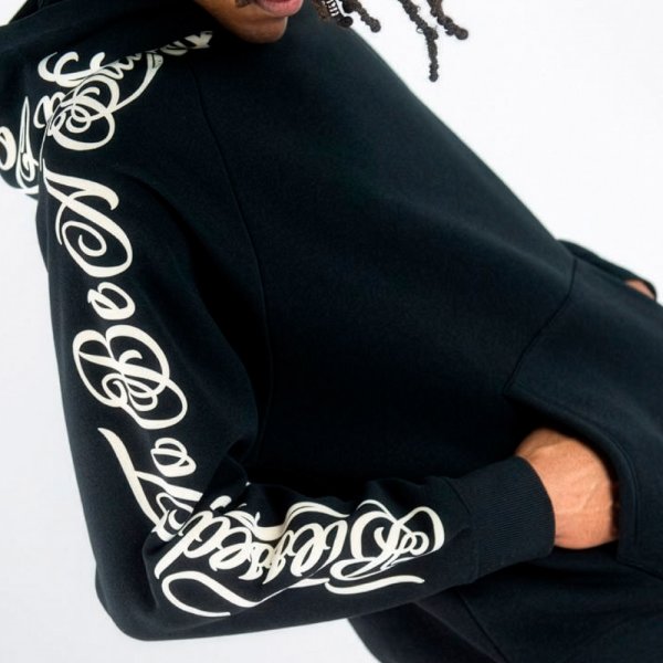 画像5: REBEL MINDS レベル マインズ 【Script Blessed Fleece Sweat Hoodie】 スクリプトロゴ パーカー フーディー スウェット プルオーバー セットアップ ビッグサイズ 大きいサイズ ユニセックス (5)