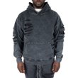 画像3: REBEL MINDS レベル マインズ 【Ripped Drop Shoulder Hoodie】 パーカー プルオーバー フーディー ダメージ加工 ブリーチ加工 セットアップ スウェット メンズ ユニセックス (3)