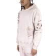 画像7: REBEL MINDS レベル マインズ 【Ripped Drop Shoulder Hoodie】 パーカー プルオーバー フーディー ダメージ加工 ブリーチ加工 セットアップ スウェット メンズ ユニセックス (7)