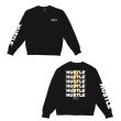 画像8: YISM スウェット トレーナー  【 HUSTLE SIX CREW NECK 】 クルーネック 薄手 ライトオンス (8)