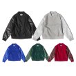 画像2: PRO CLUB プロクラブ 【 PUレザー & ウール スタジャン 】 アウター Varcity Jacket (2)