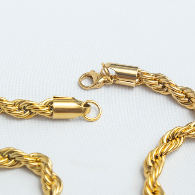 長さ60センチ10k rope necklace ロープネックレス